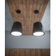 Hota insula SILT 28 LAMP, 48 cm, 550 m3/h, lumina ambientala, Negru