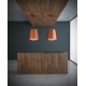 Hota insula SILT 28 LAMP, 48 cm, 550 m3/h, lumina ambientala, Cupru