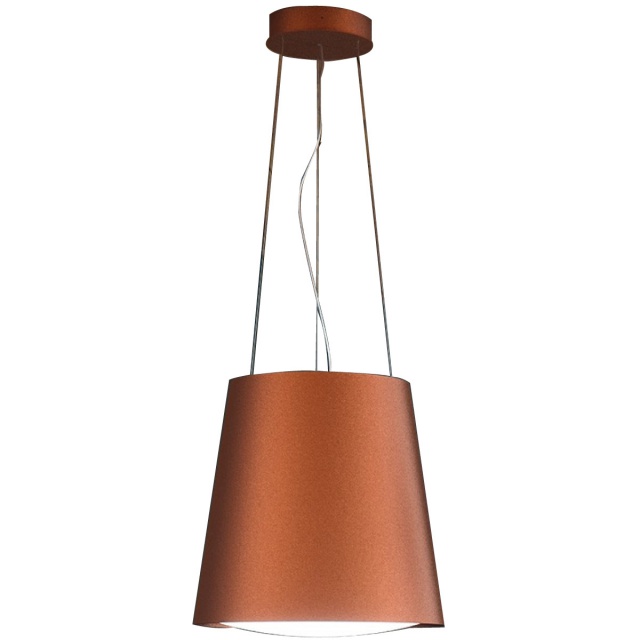 Hota insula SILT 28 LAMP, 48 cm, 550 m3/h, lumina ambientala, Cupru