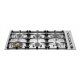 Aragaz Tecnogas P1X66M4VC, 60 cm, gaz, 4 arzatoare, grill, otel inoxidabil