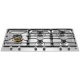 Aragaz Tecnogas P1X66M4VC, 60 cm, gaz, 4 arzatoare, grill, otel inoxidabil