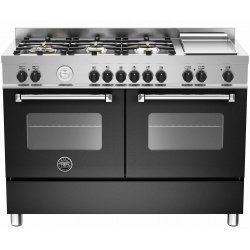 Aragaz Tecnogas P1X66M4VC, 60 cm, gaz, 4 arzatoare, grill, otel inoxidabil