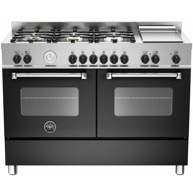 Aragaz Tecnogas P1X66M4VC, 60 cm, gaz, 4 arzatoare, grill, otel inoxidabil