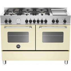 Aragaz Tecnogas P1X66M4VC, 60 cm, gaz, 4 arzatoare, grill, otel inoxidabil