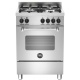 Aragaz Bertazzoni Master MAS905MFESXE, 90x60 cm, gaz, 5 arzatoare, cuptor electric, inox