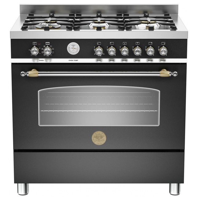 Aragaz Tecnogas P1X66M4VC, 60 cm, gaz, 4 arzatoare, grill, otel inoxidabil