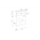 Hota design Baraldi Surf 01SUR090BL70, 90 cm, 700 m3/h, sticla neagra