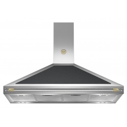 Hota design Baraldi Surf 01SUR090BL70, 90 cm, 700 m3/h, sticla neagra