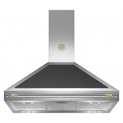 Hota design Baraldi Surf 01SUR090BL70, 90 cm, 700 m3/h, sticla neagra