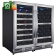 Vitrina de vinuri Nevada Concept NW33S-SL, 33 sticle, Negru/inox Vitrina de vinuri Nevada Concept NW33S-SL, 33 sticle, Negru/inox