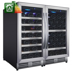 Racitor de vinuri Caso WineMaster Touch A one, 44 sticle, 117 W, negru/otel inoxidabil