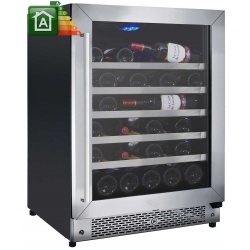 Racitor de vinuri Caso WineMaster Touch A one, 44 sticle, 117 W, negru/otel inoxidabil