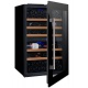 Vitrina de vinuri Nevada Concept NW59D-SSL, 59 sticle, Negru/inox