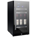 Vitrina de vinuri Nevada Concept NW37S-FG, 37 sticle, 1 zoa temperatura, Negru