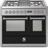 Aragaz Lofra RBI66MFT/CI, 60x60 cm, gaz, 4 arzatoare, grill, aprindere electronica, timer, crem