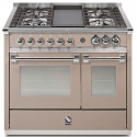Aragaz Lofra RBI66MFT/CI, 60x60 cm, gaz, 4 arzatoare, grill, aprindere electronica, timer, crem