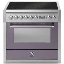 Aragaz Steel Genesi, 90X60cm, 6 arzatoare, cuptor electric multifunctional, timer, aprindere electronica, inox