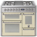 Aragaz Lofra RBI66MFT/CI, 60x60 cm, gaz, 4 arzatoare, grill, aprindere electronica, timer, crem