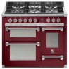 Aragaz Steel Ascot A10FFF, 100X60cm, 6 arzatoare, 3 cuptoare, timer, aprindere electronica, negru antracit