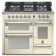 Aragaz Steel Ascot A10FFF, 100X60cm, 6 arzatoare, 3 cuptoare, timer, aprindere electronica, celeste
