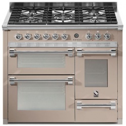 Aragaz Lofra RBI66MFT/CI, 60x60 cm, gaz, 4 arzatoare, grill, aprindere electronica, timer, crem