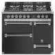 Aragaz Steel Ascot A10FFF-D, 100X60cm, 6 arzatoare, 3 cuptoare, timer, aprindere electronica, usa solida, mov Aragaz Steel Ascot A10FFF-D, 100X60cm, 6 arzatoare, 3 cuptoare, timer, aprindere electronica, usa solida, mov