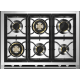 Aragaz Lofra RBI66MFT/CI, 60x60 cm, gaz, 4 arzatoare, grill, aprindere electronica, timer, crem