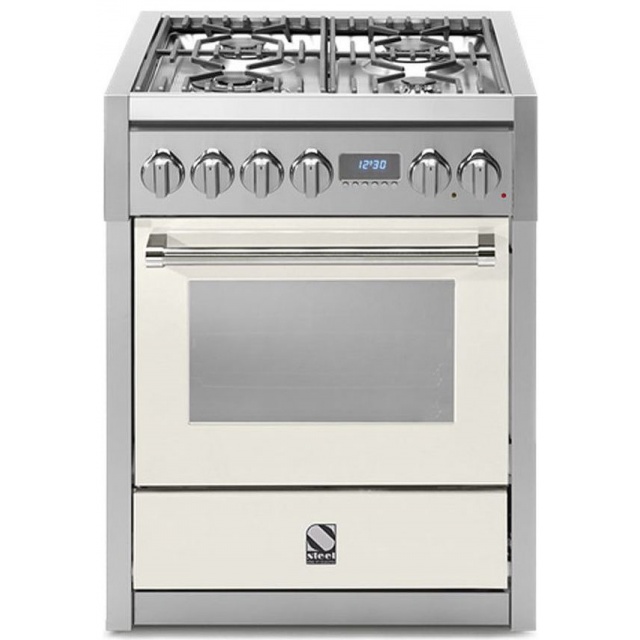 Aragaz Lofra RBI66MFT/CI, 60x60 cm, gaz, 4 arzatoare, grill, aprindere electronica, timer, crem