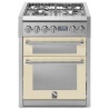 Aragaz Lofra RBI66MFT/CI, 60x60 cm, gaz, 4 arzatoare, grill, aprindere electronica, timer, crem