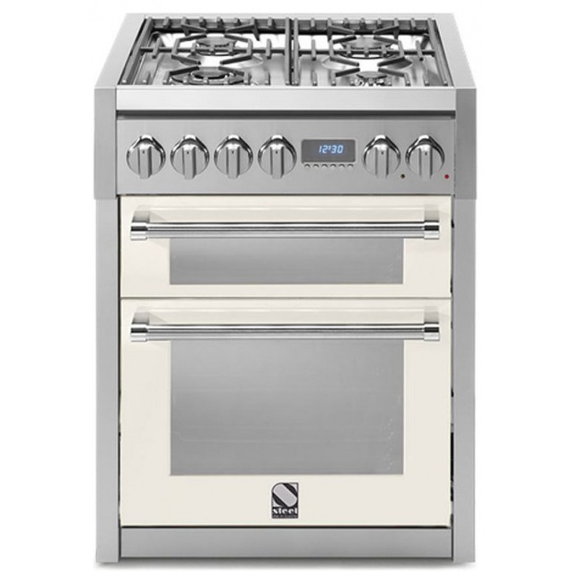 Aragaz Lofra RBI66MFT/CI, 60x60 cm, gaz, 4 arzatoare, grill, aprindere electronica, timer, crem
