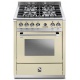 Aragaz Lofra RBI66MFT/CI, 60x60 cm, gaz, 4 arzatoare, grill, aprindere electronica, timer, crem