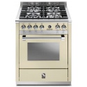 Aragaz Lofra RBI66MFT/CI, 60x60 cm, gaz, 4 arzatoare, grill, aprindere electronica, timer, crem