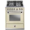 Aragaz Lofra RBI66MFT/CI, 60x60 cm, gaz, 4 arzatoare, grill, aprindere electronica, timer, crem