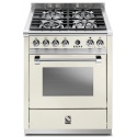 Aragaz Lofra RBI66MFT/CI, 60x60 cm, gaz, 4 arzatoare, grill, aprindere electronica, timer, crem