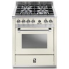 Aragaz Lofra RBI66MFT/CI, 60x60 cm, gaz, 4 arzatoare, grill, aprindere electronica, timer, crem