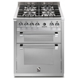 Aragaz Lofra RBI66MFT/CI, 60x60 cm, gaz, 4 arzatoare, grill, aprindere electronica, timer, crem