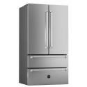 Side by side Bertazzoni Master REF90X Clasa A+ 532 litr, Latime 91 cm total No Frost inox