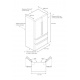 Side by side Bertazzoni Master REF90X, Clasa A+, 532 litri, Latime 91 cm, total No Frost, inox