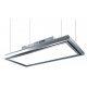 Hota de tavan Baraldi Flexia free 01FLEFR090WH90, 90 cm, 900 m3/h, inox / alb