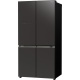 FRIGIDER side by side HAIER HRF-800DGS8, 435 kWh/an, 792 L, 457 L, sticla