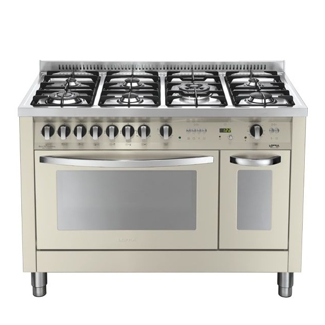 Aragaz Lofra RBI66MFT/CI, 60x60 cm, gaz, 4 arzatoare, grill, aprindere electronica, timer, crem