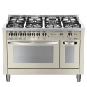 Aragaz Lofra RBI66MFT/CI, 60x60 cm, gaz, 4 arzatoare, grill, aprindere electronica, timer, crem