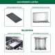 Aragaz Lofra Special 120 PD126MF+E/2CIK, plita gaz+inductie, 120x60cm, 5 arzatoare, 2 cuptoare, grill electric, timer, inox