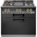 Aragaz Lofra RBI66MFT/CI, 60x60 cm, gaz, 4 arzatoare, grill, aprindere electronica, timer, crem