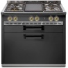 Aragaz Lofra RBI66MFT/CI, 60x60 cm, gaz, 4 arzatoare, grill, aprindere electronica, timer, crem