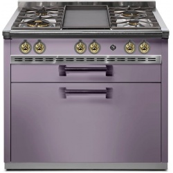 Aragaz Lofra RBI66MFT/CI, 60x60 cm, gaz, 4 arzatoare, grill, aprindere electronica, timer, crem