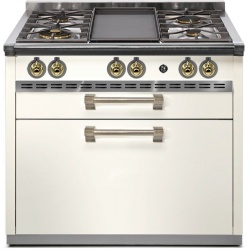 Aragaz Lofra RBI66MFT/CI, 60x60 cm, gaz, 4 arzatoare, grill, aprindere electronica, timer, crem