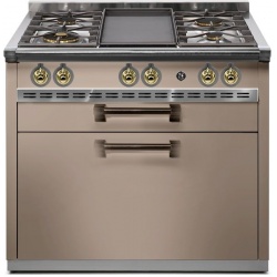 Aragaz Lofra RBI66MFT/CI, 60x60 cm, gaz, 4 arzatoare, grill, aprindere electronica, timer, crem