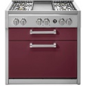 Aragaz Lofra RBI66MFT/CI, 60x60 cm, gaz, 4 arzatoare, grill, aprindere electronica, timer, crem