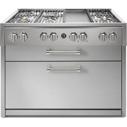 Aragaz Lofra RBI66MFT/CI, 60x60 cm, gaz, 4 arzatoare, grill, aprindere electronica, timer, crem